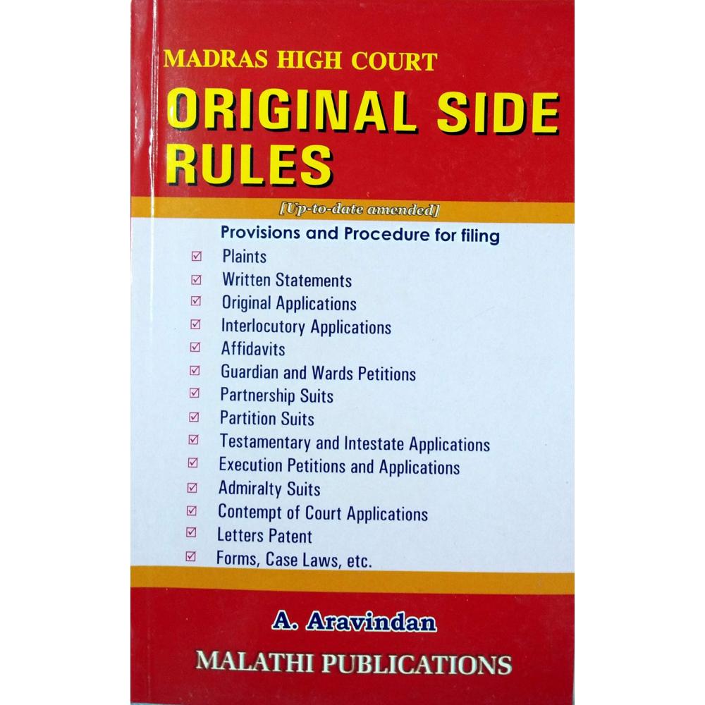 madras-high-court-original-side-rules-provisions-and-procedure-for